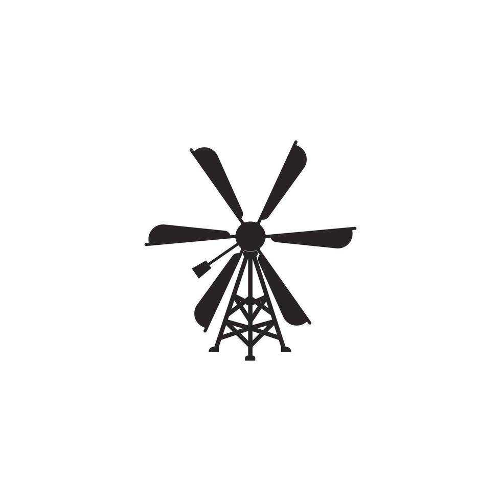 Windmill logo  vector