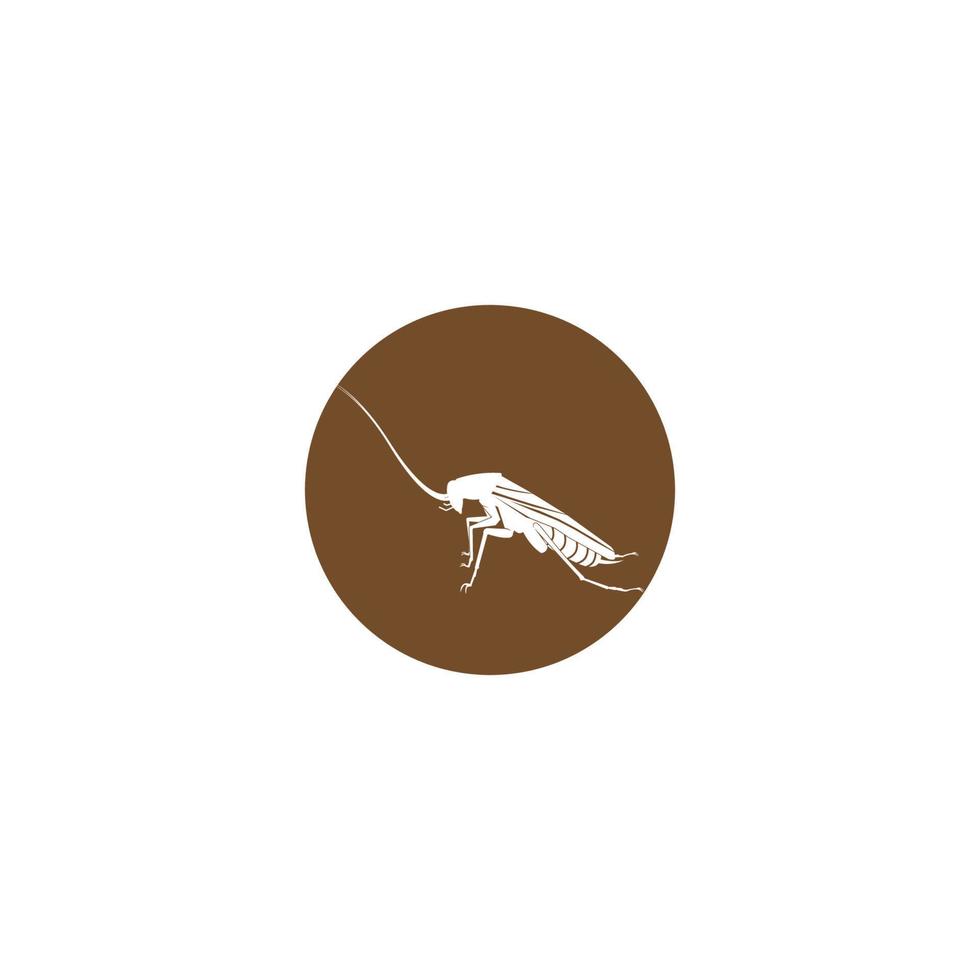 vector de icono de cucaracha