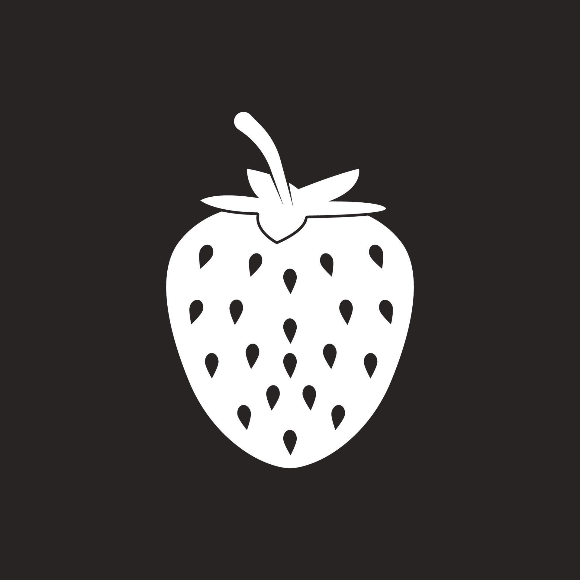Strawberry logo background 10957663 Vector Art at Vecteezy