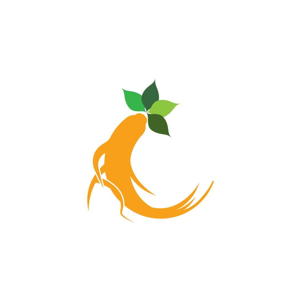 Ginseng icon vector illustration symbol design
