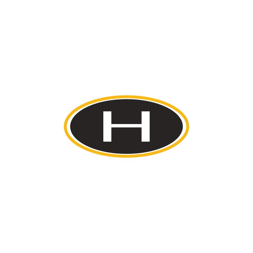 Helipad Icon vector illustration template design