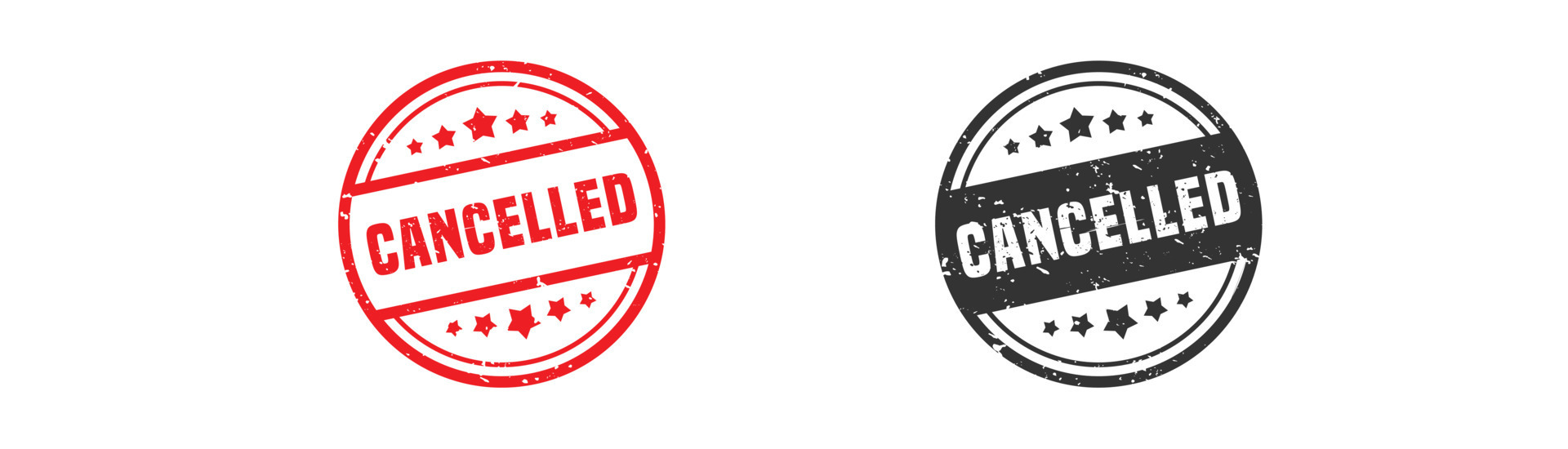 Cancelled stamp rubber with grunge style on white background. 10958796