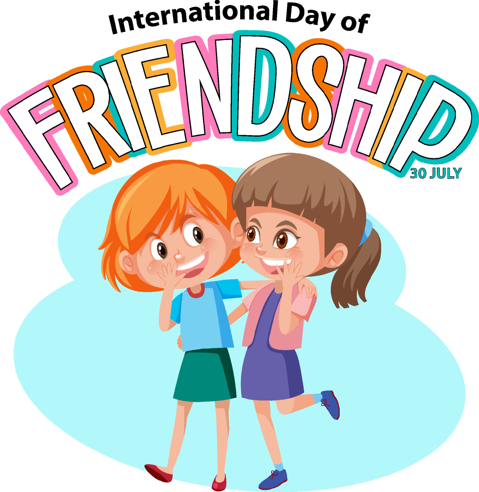 International Friendship Day banner design 10958923 Vector Art at Vecteezy
