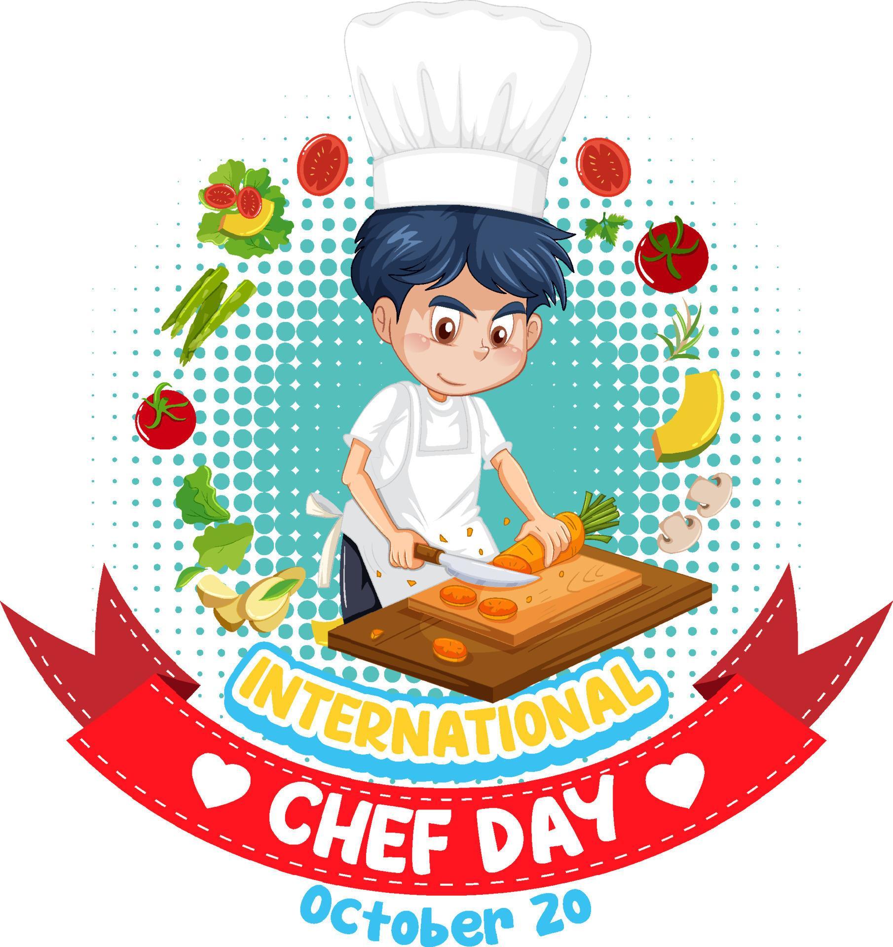 International Chef Day Poster Design 10958924 Vector Art at Vecteezy