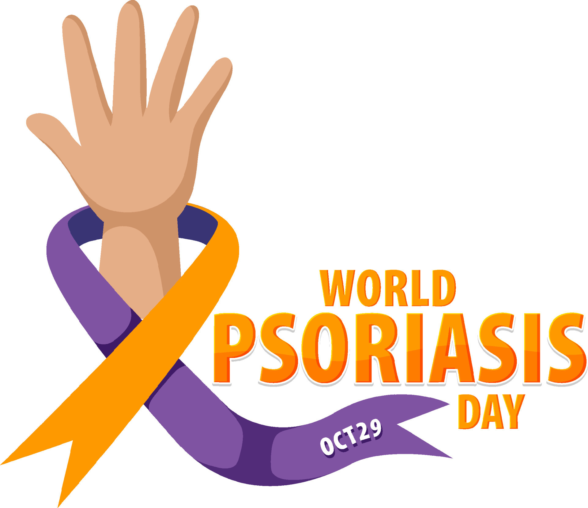 World Psoriasis Day Poster 10959180 Vector Art at Vecteezy