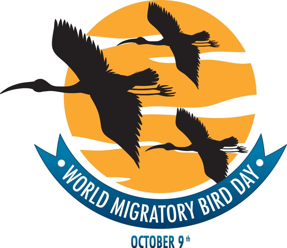 World Migratory Bird Day Banner Template 10959407 Vector Art at Vecteezy