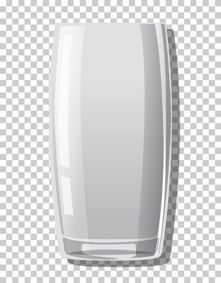 Empty collins glass isolated vector