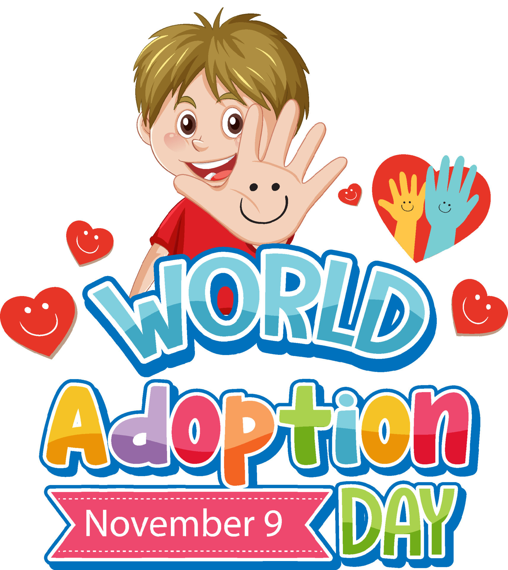 World Adoption Day Logo Design 10959525 Vector Art at Vecteezy