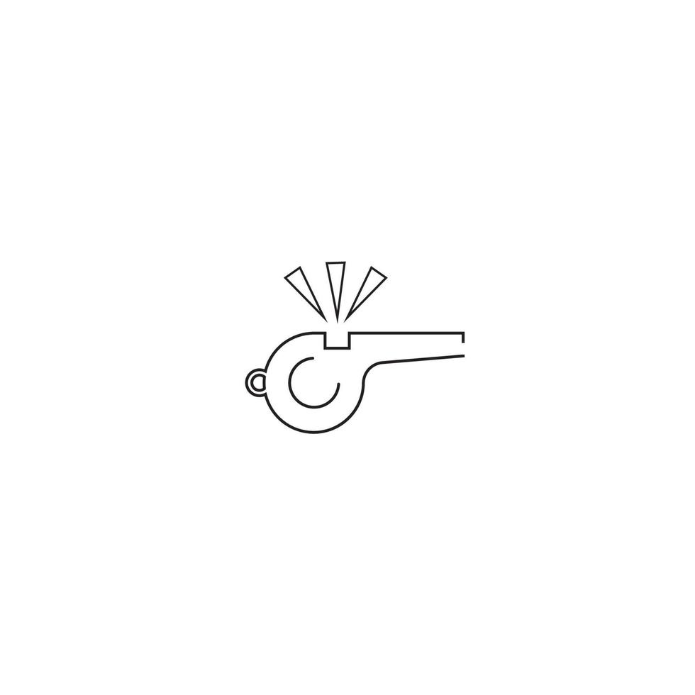 whistle icon vector