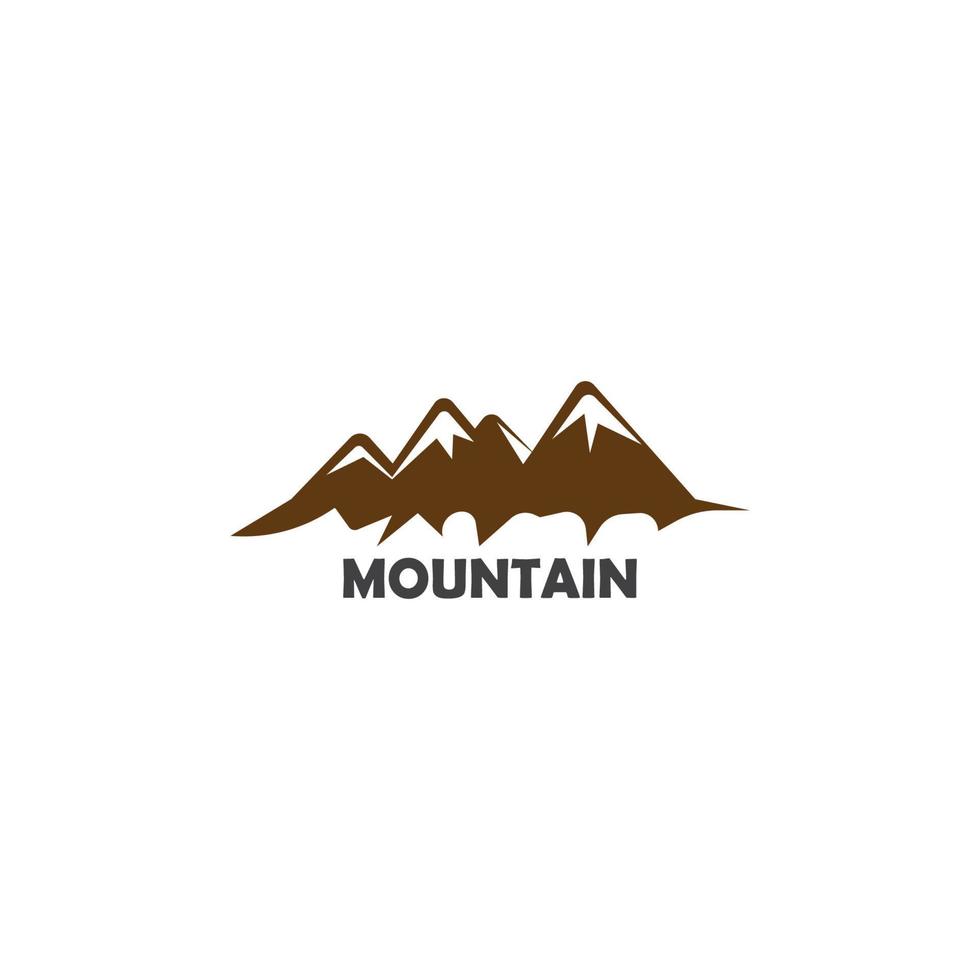 vector de logotipo de montaña