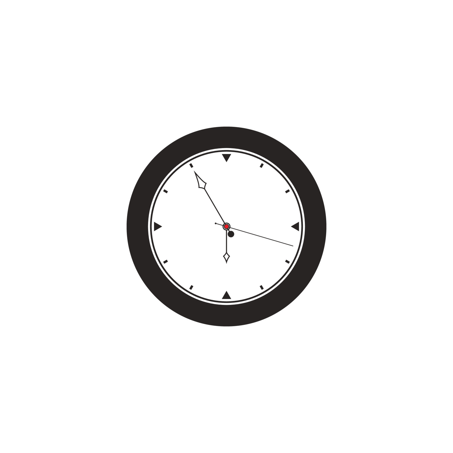 clock logo vector 10959717 Vector Art at Vecteezy