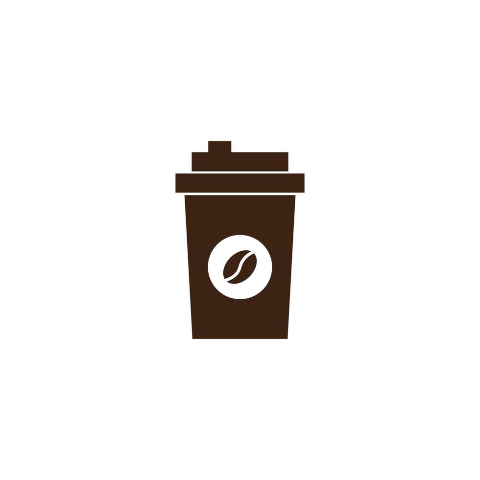 coffee cup icon vector