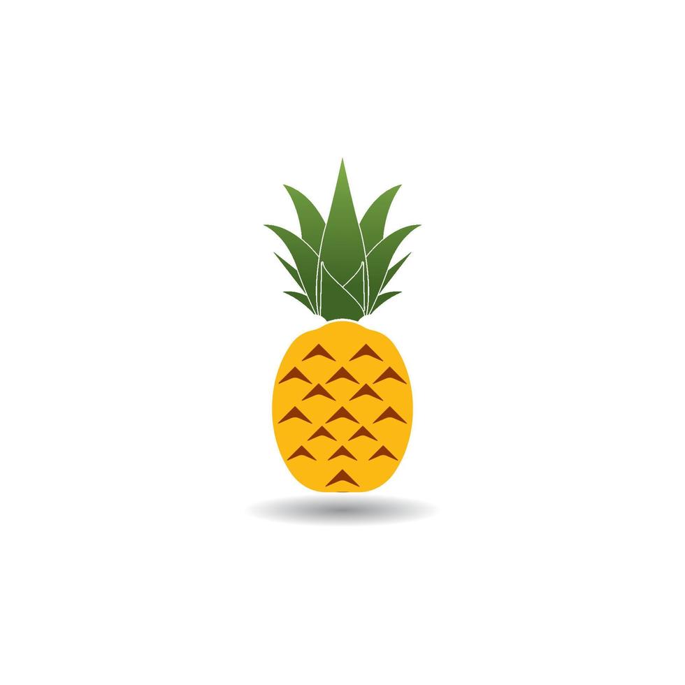 Pineapple Icons vector illustration symbol design