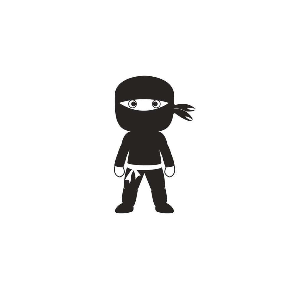 vector de icono de ninja