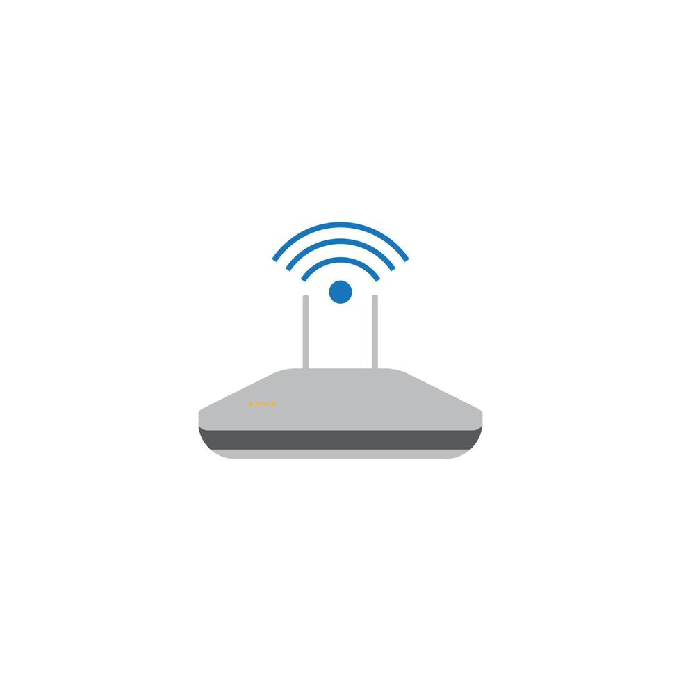 Wi-fi router icon vector