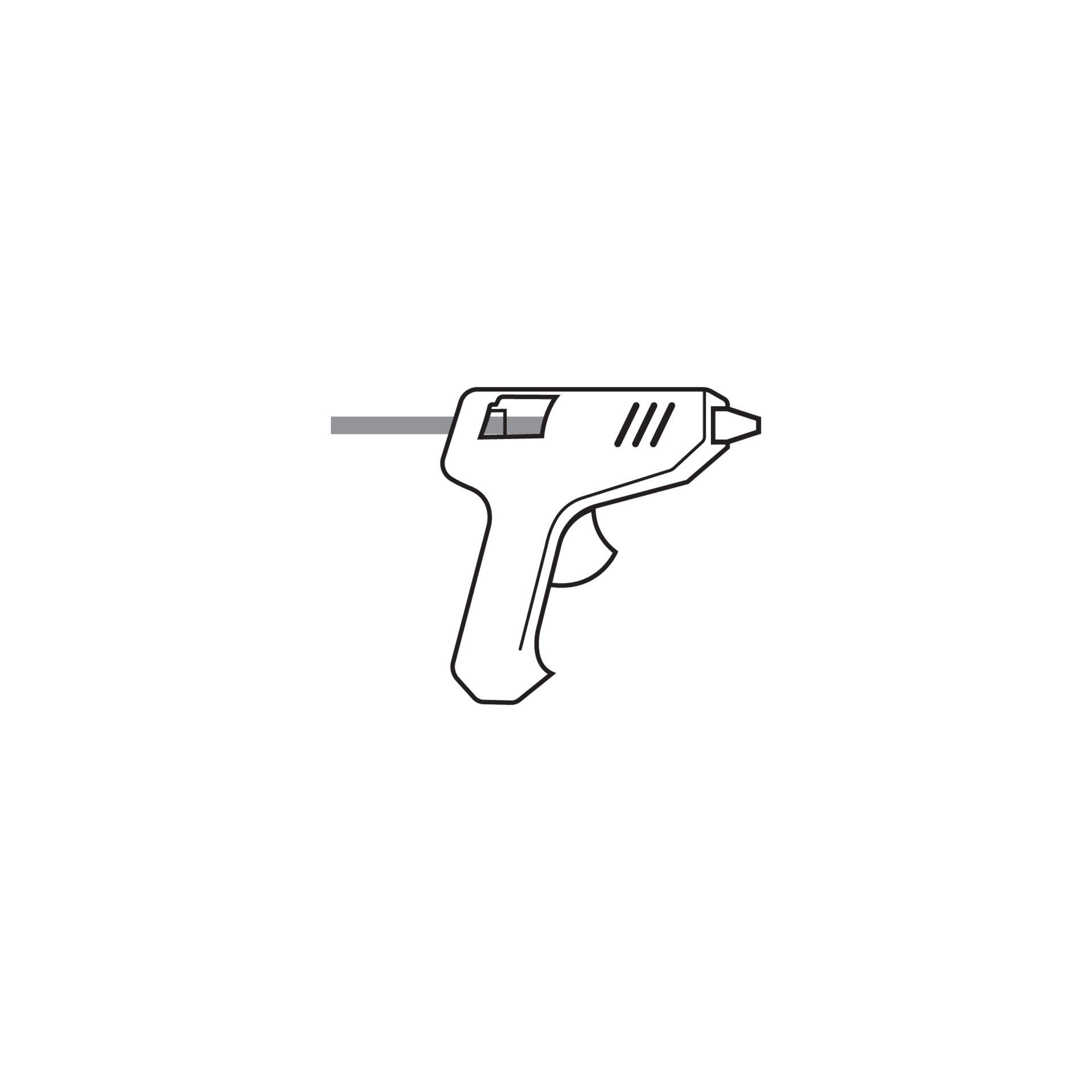 Glue gun icon 10959849 Vector Art at Vecteezy