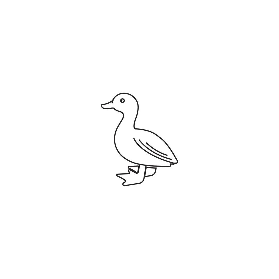 duck icon  vector