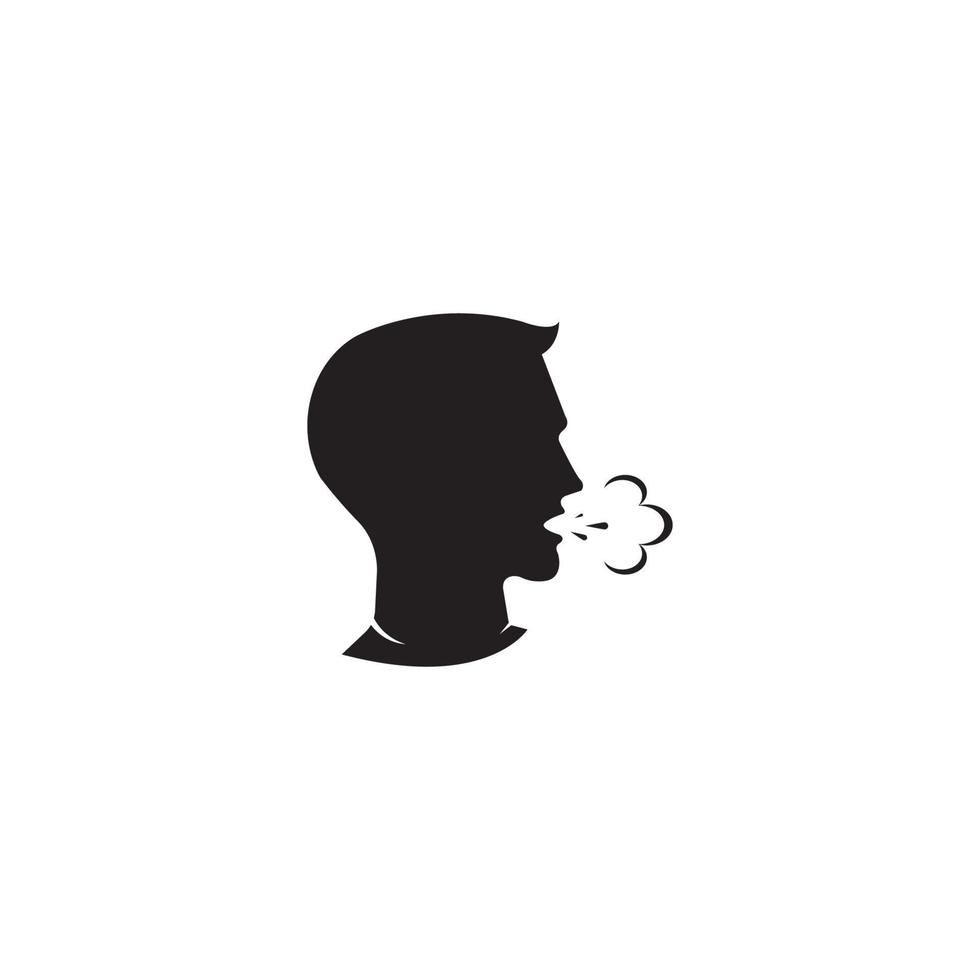 cough icon  vector