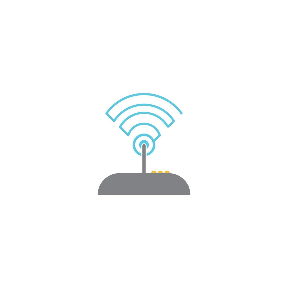 Wi-fi router icon vector