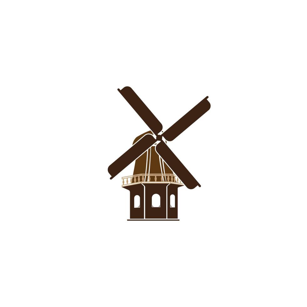 Windmill logo  vector