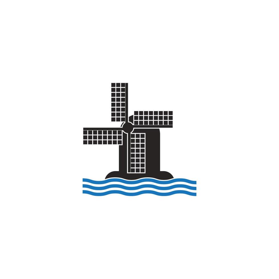 Windmill logo  vector
