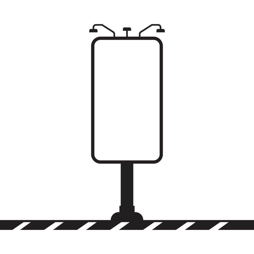 Billboard icon vector illustration template design