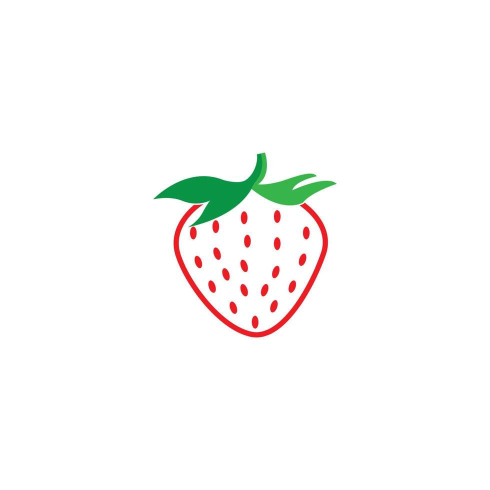 icono de fresa fondo del logotipo del dragón, diseño de plantilla de ilustración vectorial vector