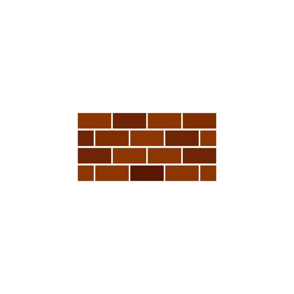 pile of bricks icon vector