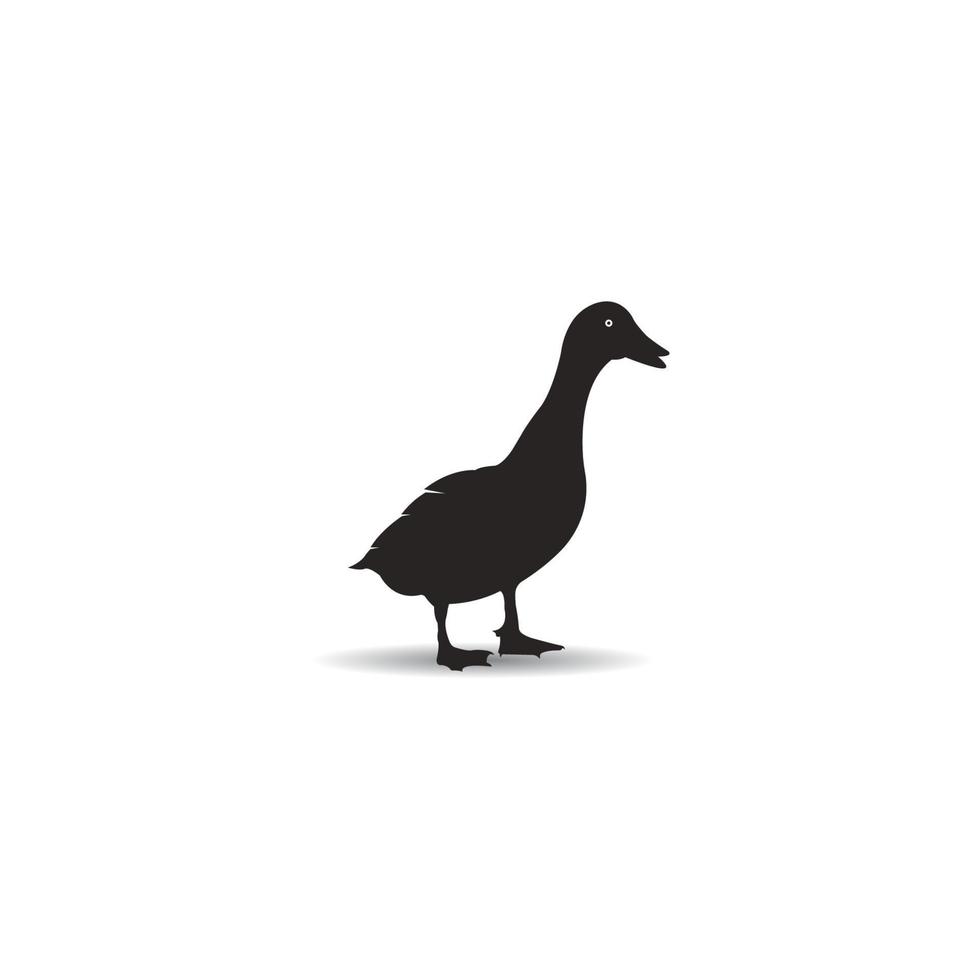 vector de icono de pato