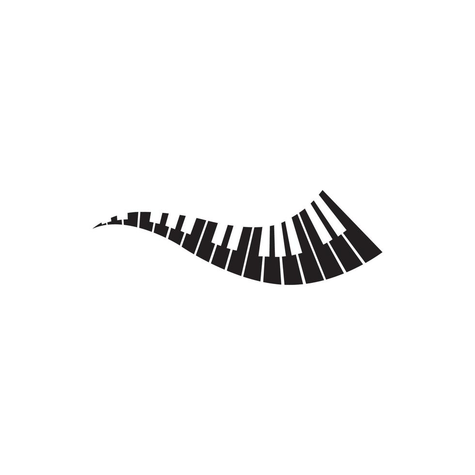 Piano logo  vector