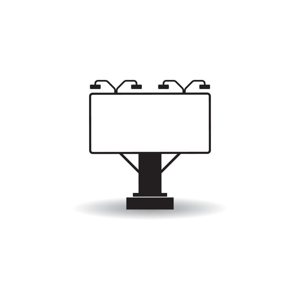 Billboard icon vector illustration template design