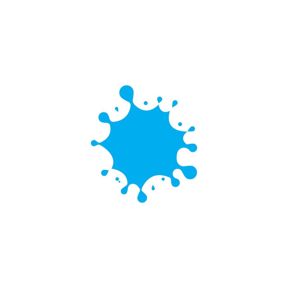 Water splash logo vector