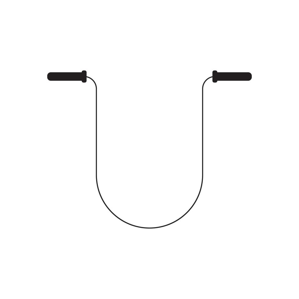 jump rope icon vector