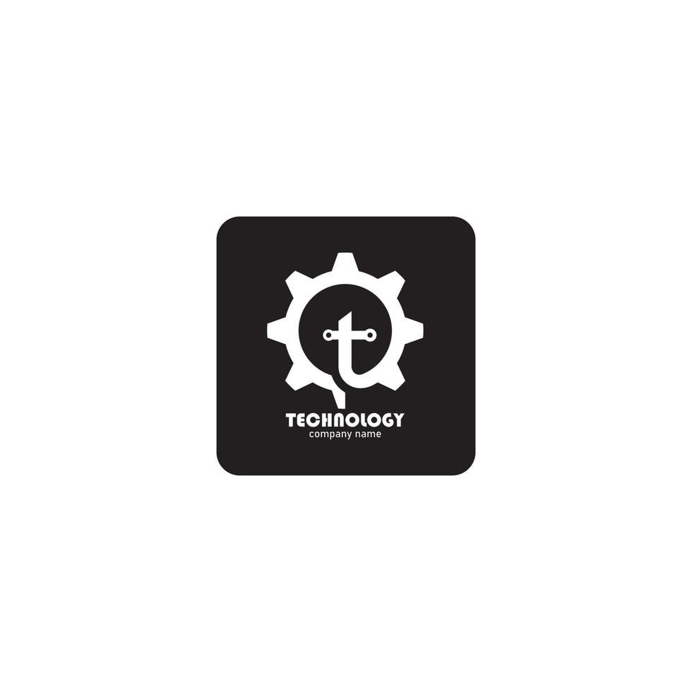 technology logo  vector