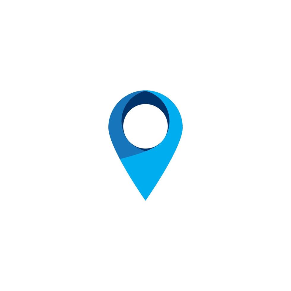 location point icon vector