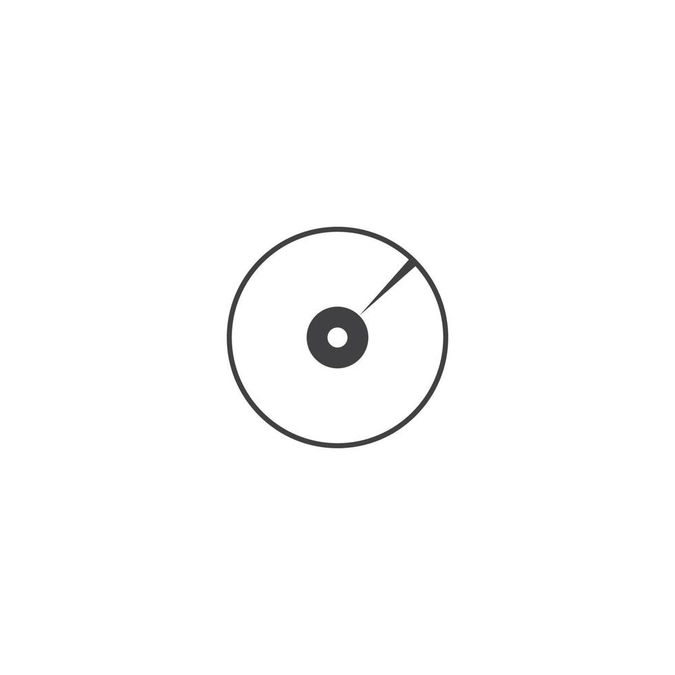 disk logo  vector