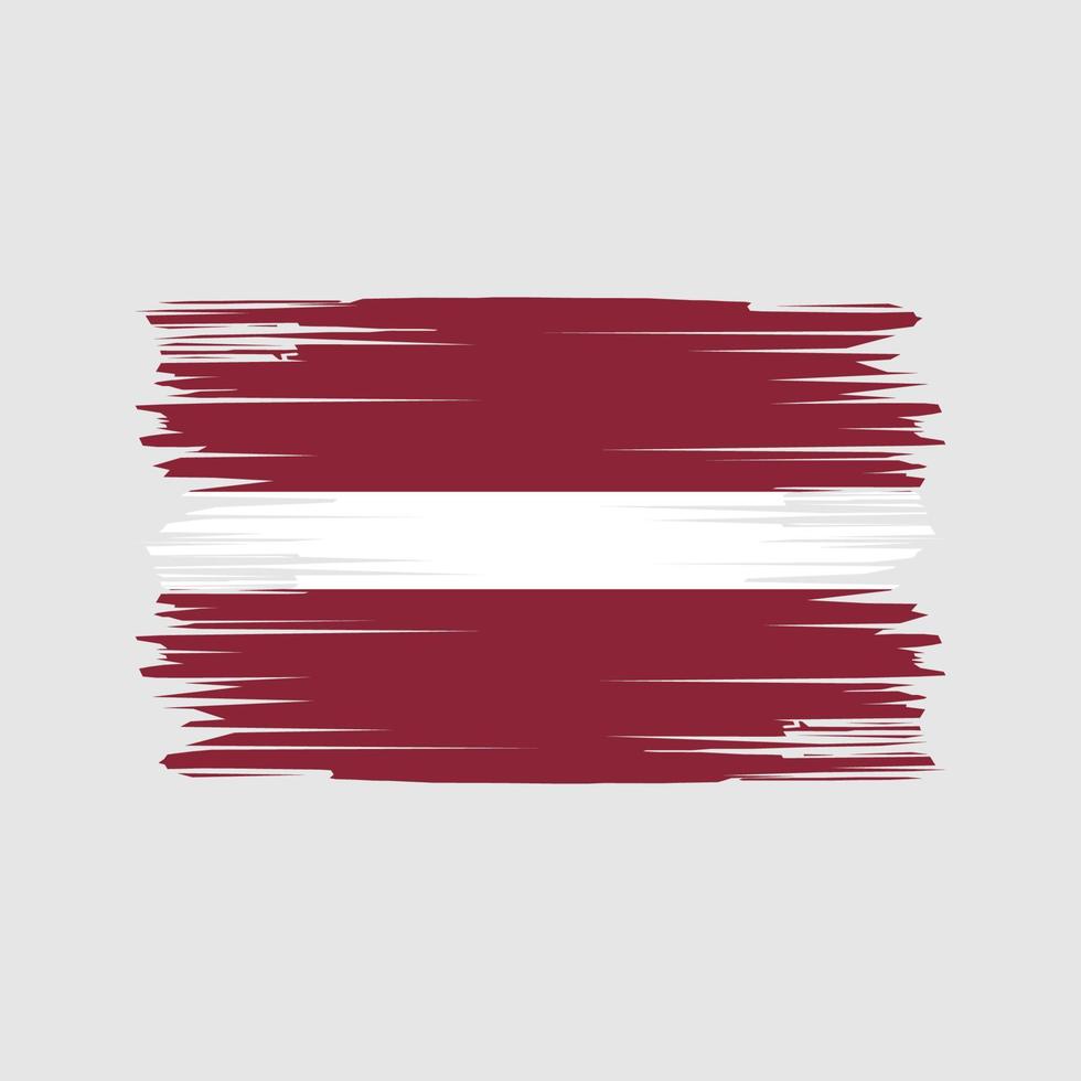 Latvia Flag Brush Strokes. National Flag vector