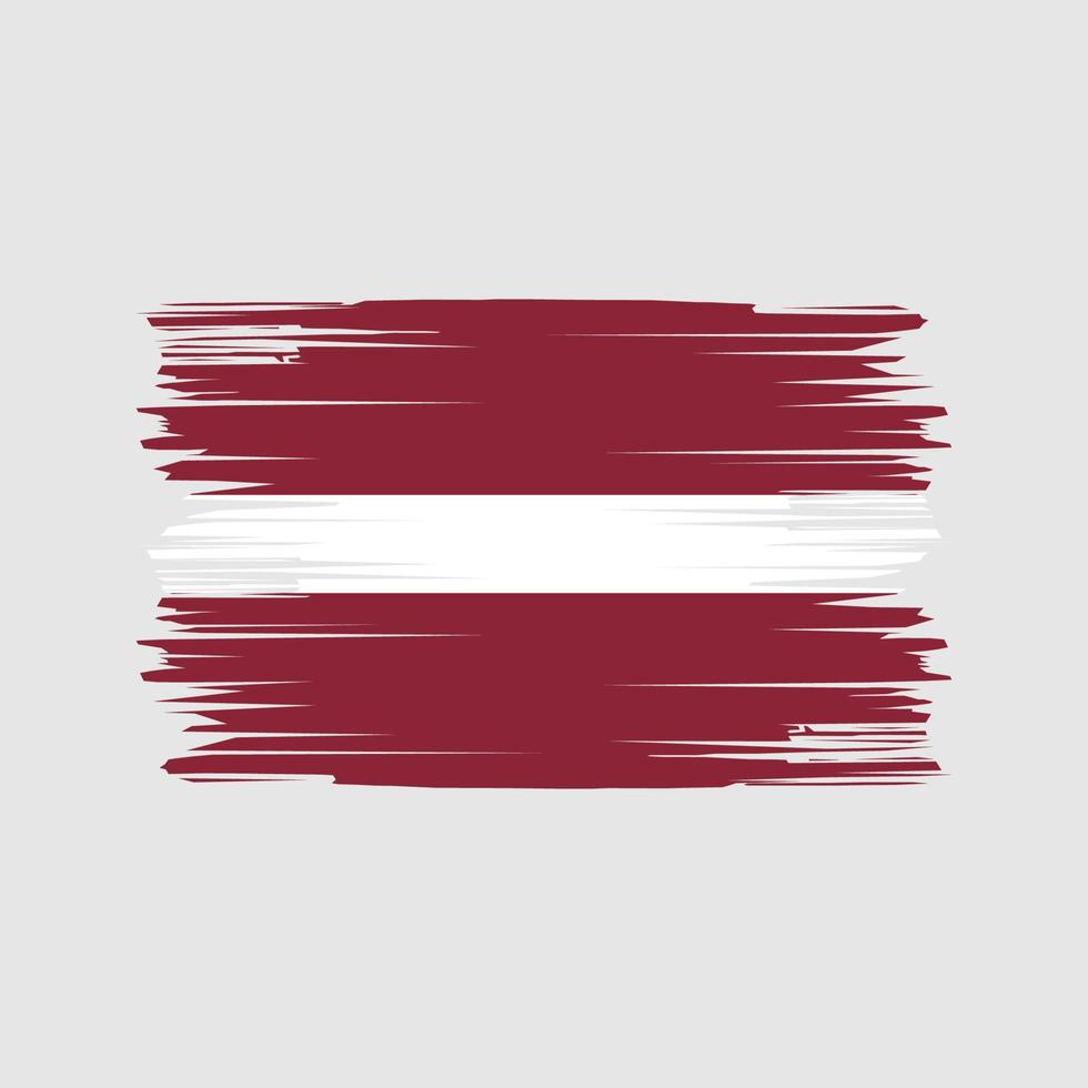 Latvia Flag Brush Strokes. National Flag vector