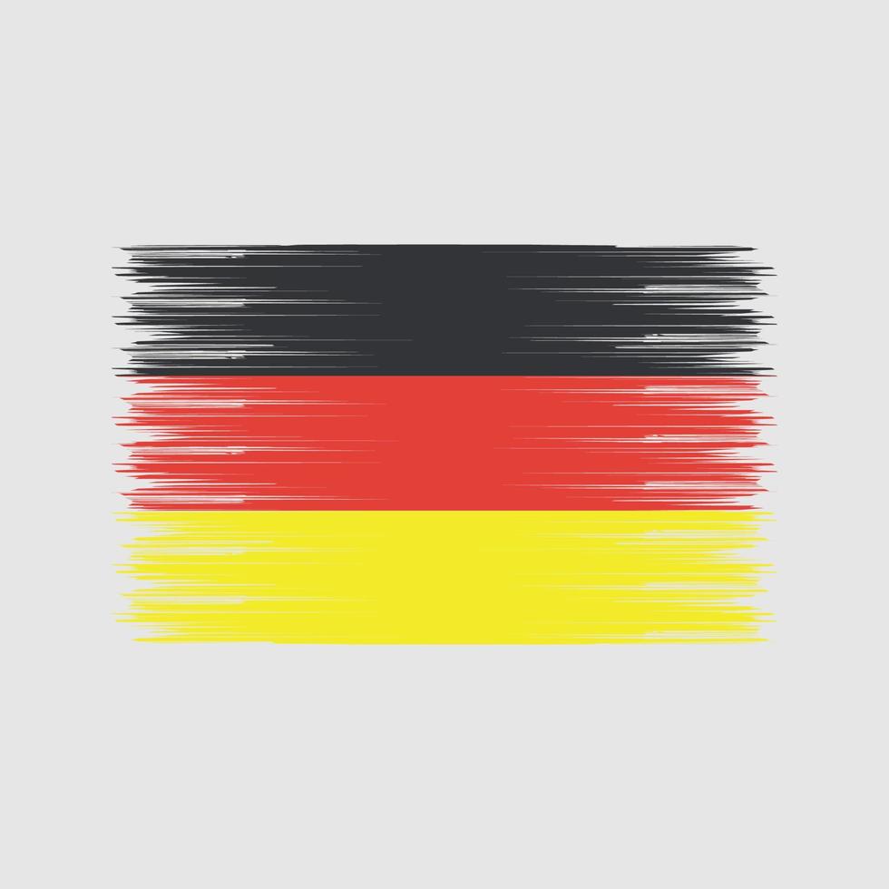 cepillo de bandera de alemania. bandera nacional vector