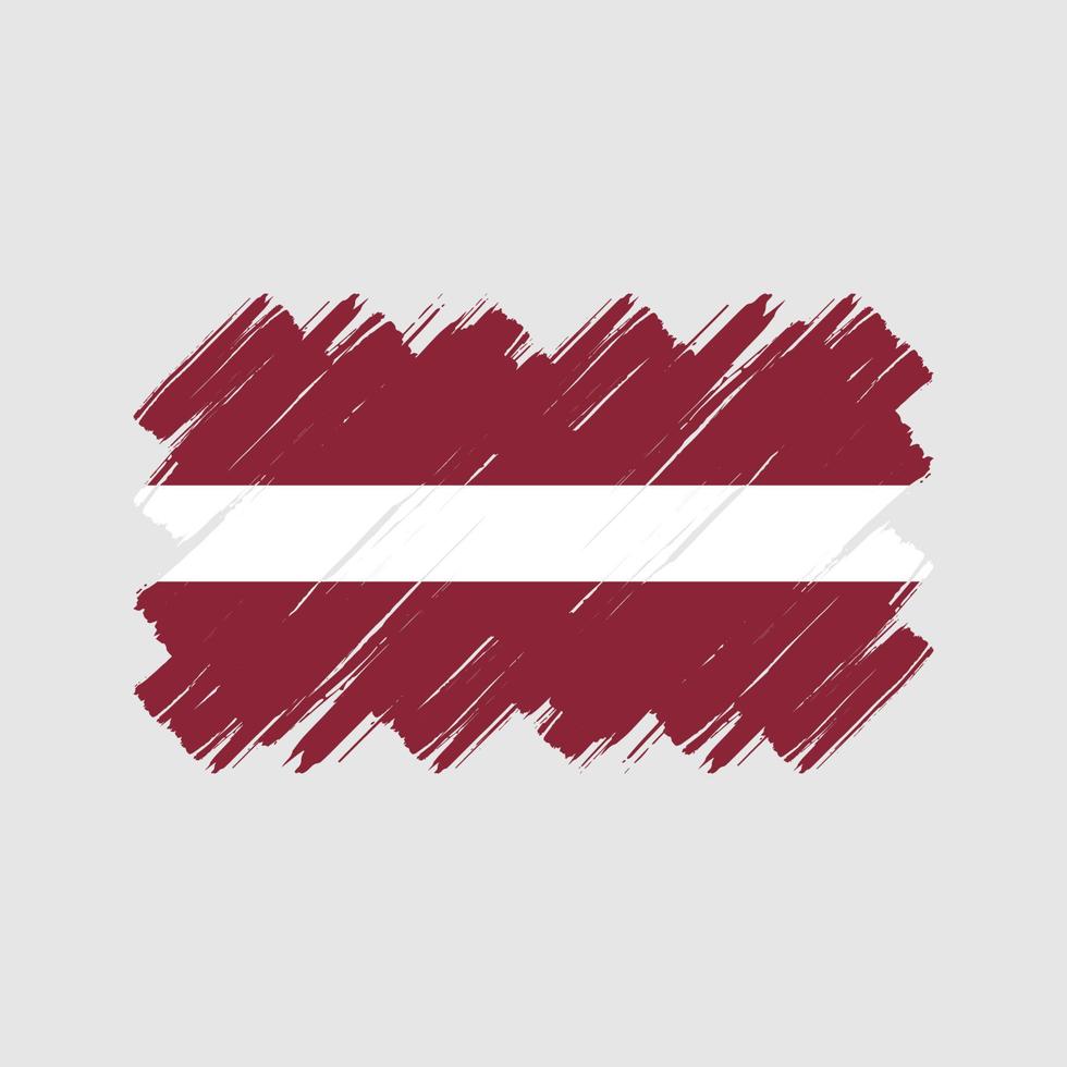 Latvia Flag Brush Strokes. National Flag vector