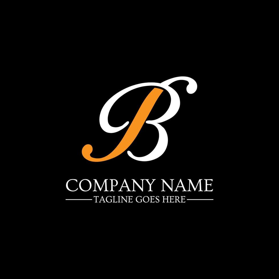 letter Beauty Name BS Logo design vector, B and S Letter luxury monogram sign vector