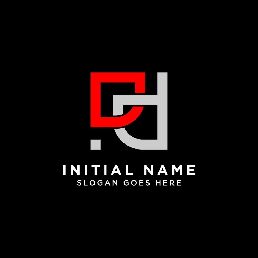monogram letter DD  logo design vector, simple initial name logo vector inspiration