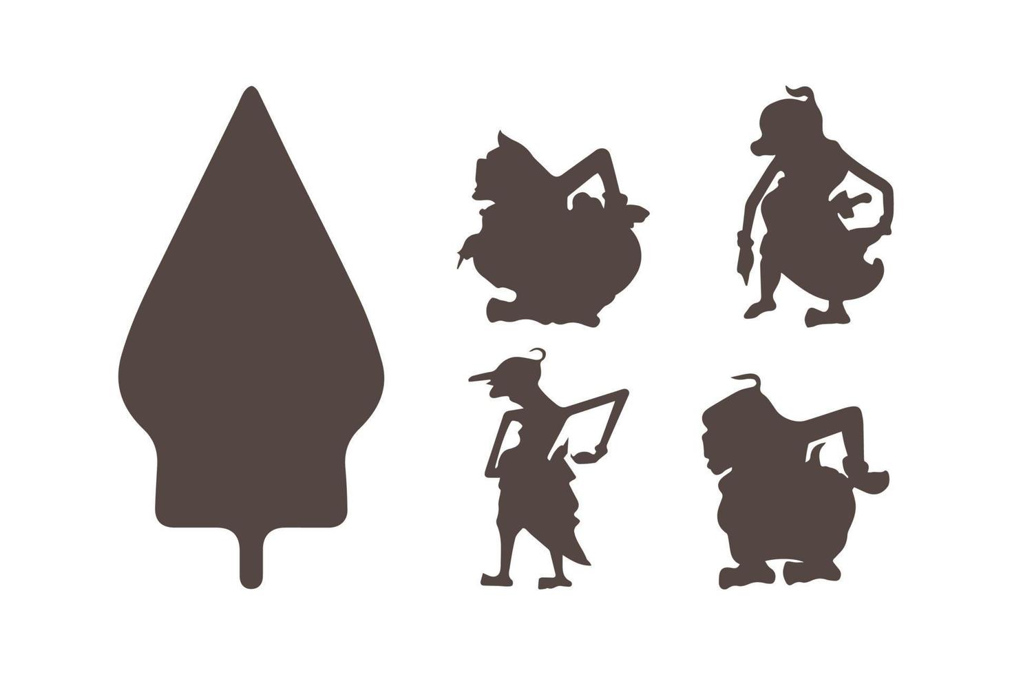 vector indonesia vector indonesia Wayang Silhouettes