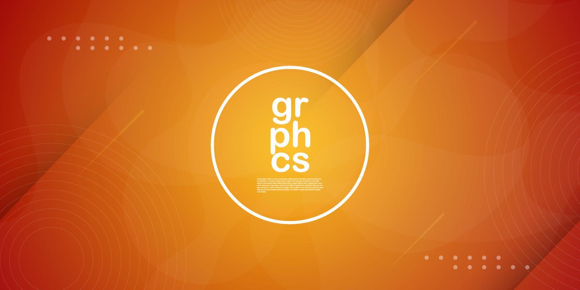 abstract dark orange background with fluid shapes.colorful orange design. bright and modern concept. eps10 vector