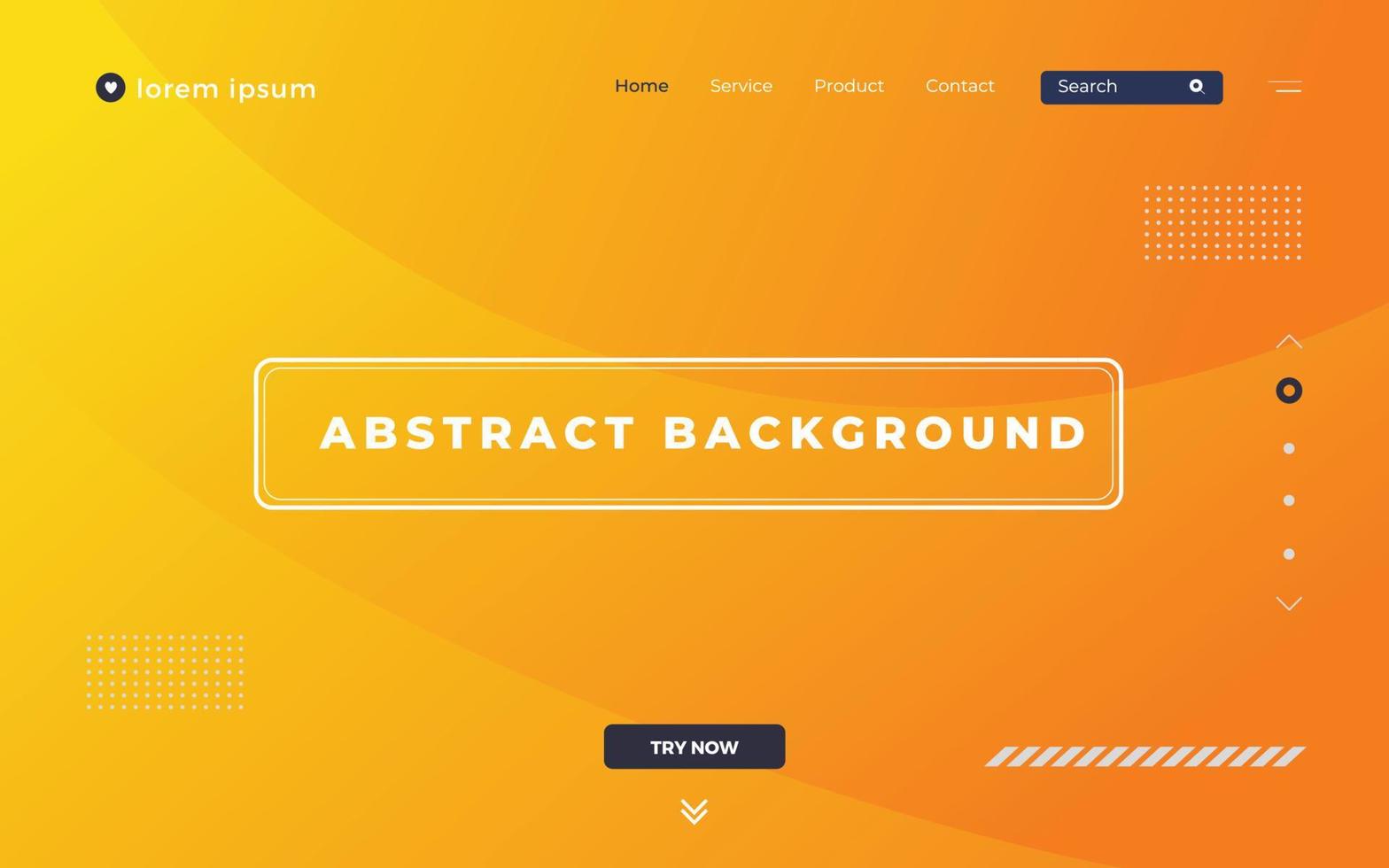 Abstract background design. Landing page template. Website template. Eps10 vector. vector