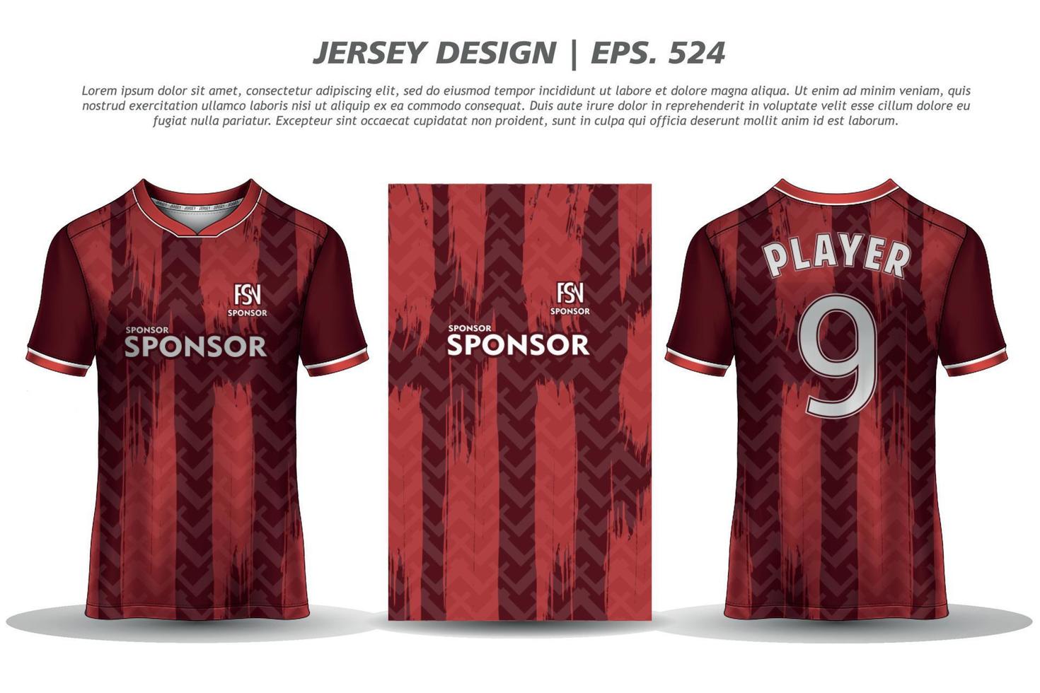 Jersey design sublimation t shirt Premium geometric pattern Incredible Vector collection for Soccer football racing cycling gaming motocross sports