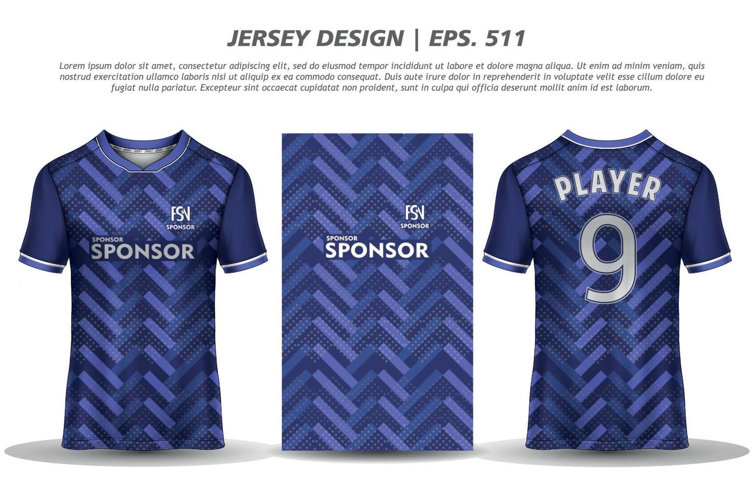 Jersey design sublimation t shirt Premium geometric pattern Incredible Vector collection for Soccer football racing cycling gaming motocross sports