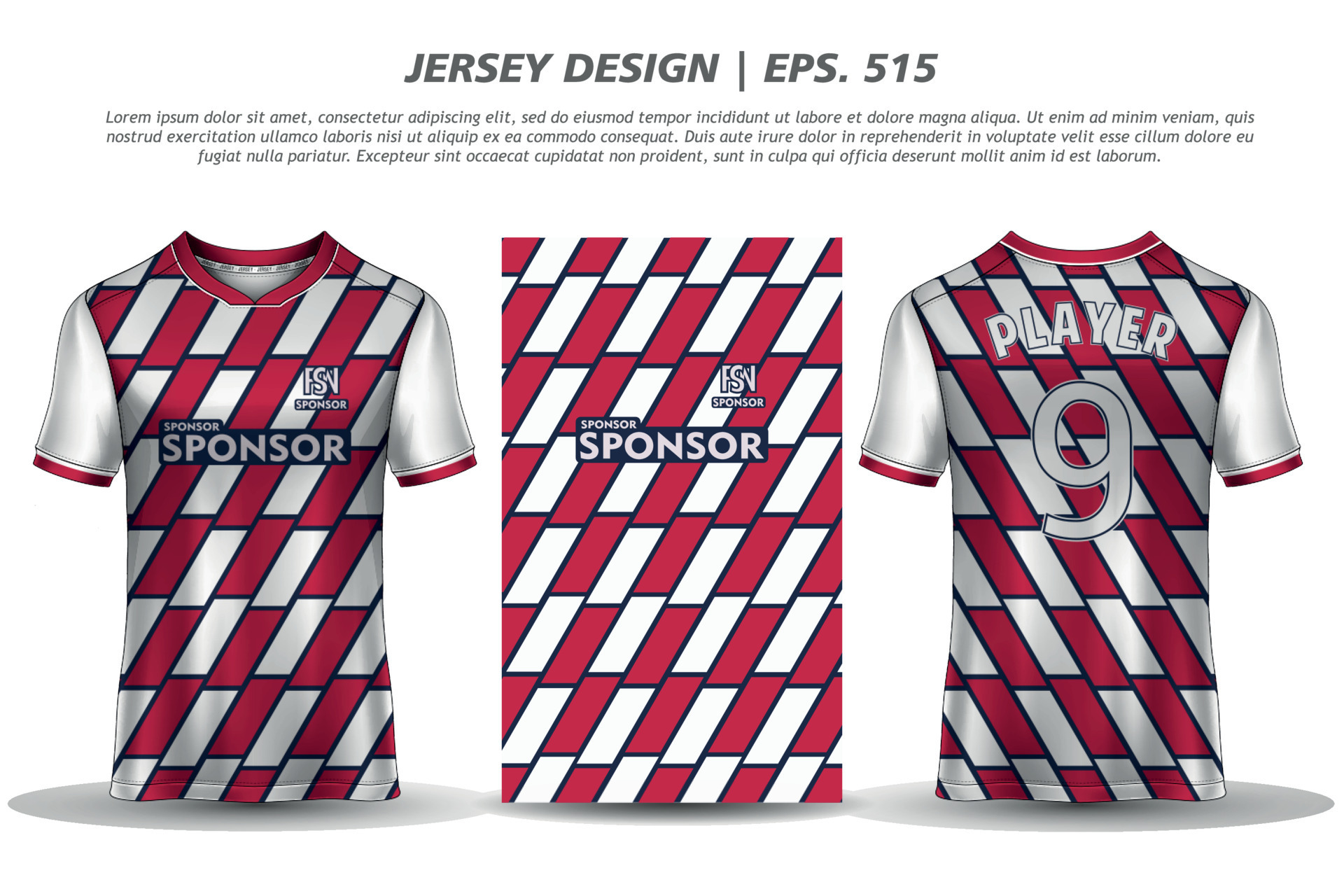 Jersey design sublimation t shirt Premium geometric pattern Incredible  Vector collection for Soccer football racing cycling gaming motocross  sports 12658216 Vector Art at Vecteezy
