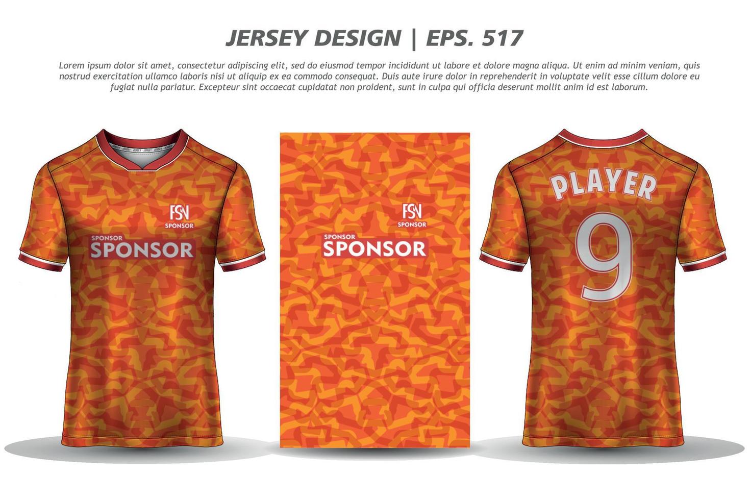 Jersey design sublimation t shirt Premium geometric pattern Incredible Vector collection for Soccer football racing cycling gaming motocross sports