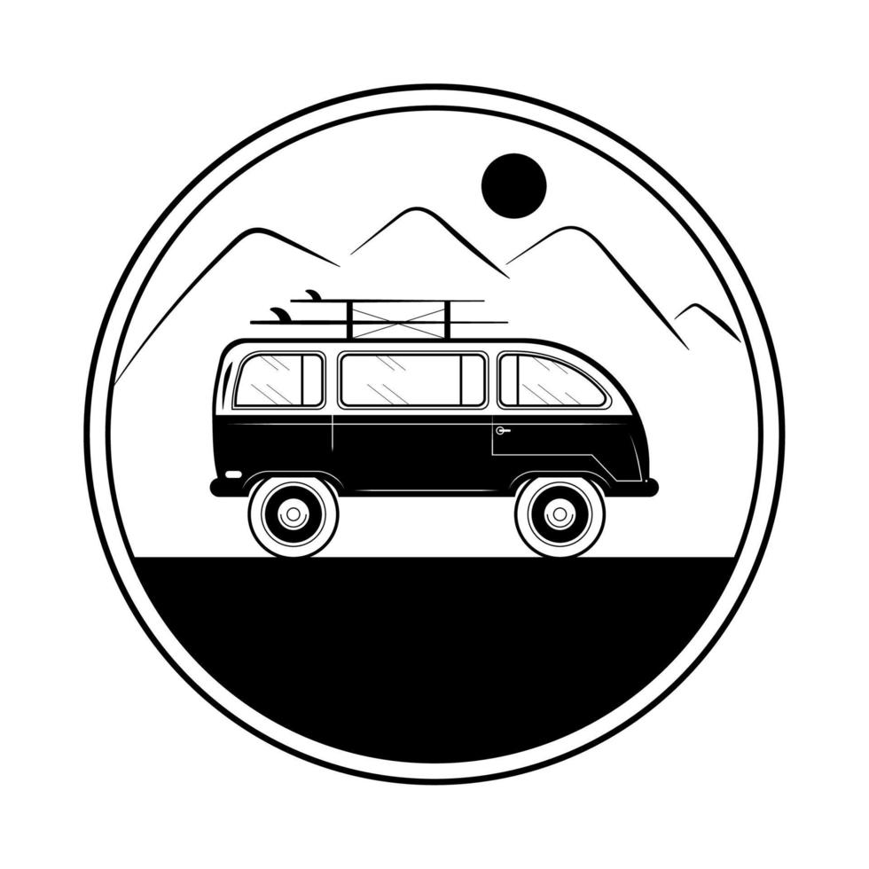 retro from car vector